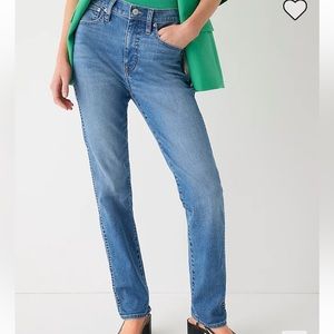 J. Crew 10" Vintage Straight Jeans in Misty Surf Wash.  Sz 29